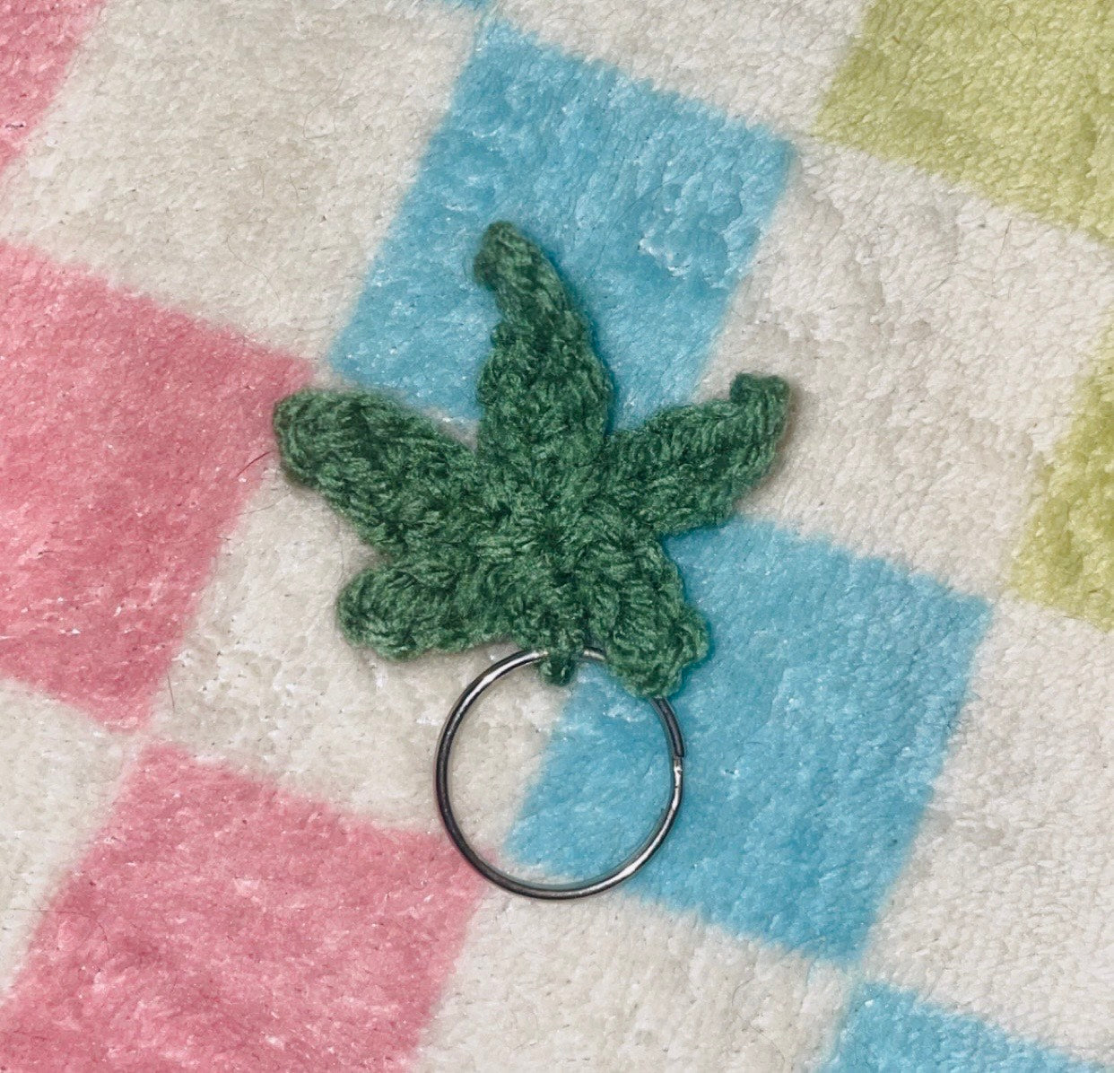 Weed Leaf Keychain